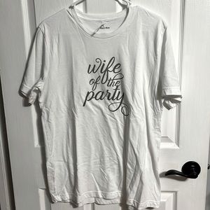 Wife of the party graphic T-shirt